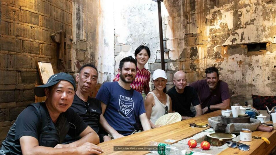 behind the scenes wuyishan tea tasting filmmaker christy hui film crew