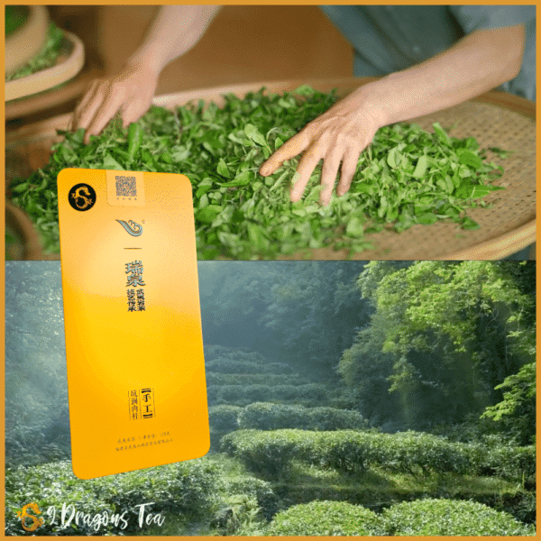 9 dragons tea-oolong tea-tea field-hand on tea leafs