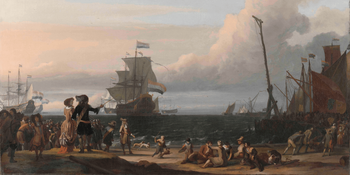 Dutch East India Company ship brought tea into Europe and England
