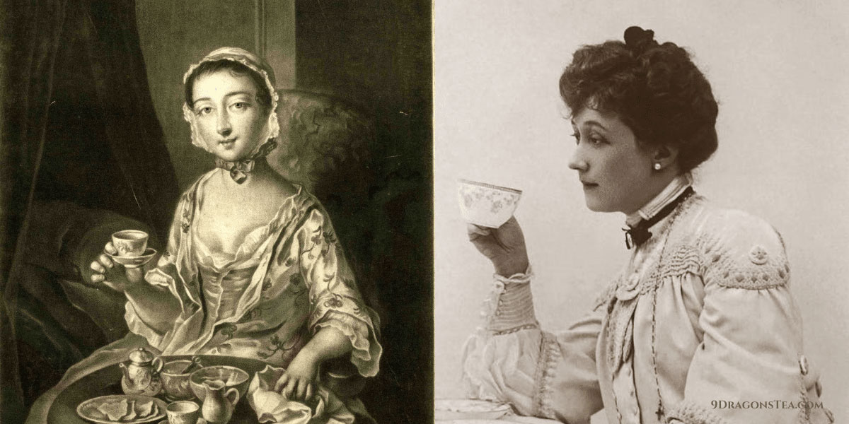 English ladies drinking tea