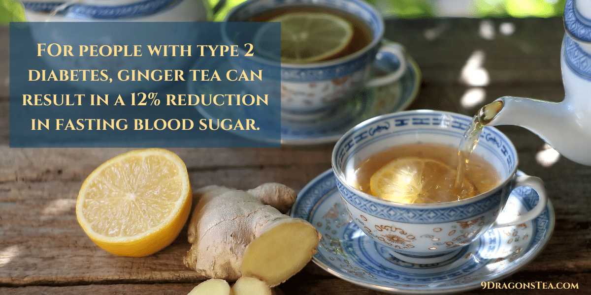 ginger tea helps reduce blood sugar levels-type 2 diabetes