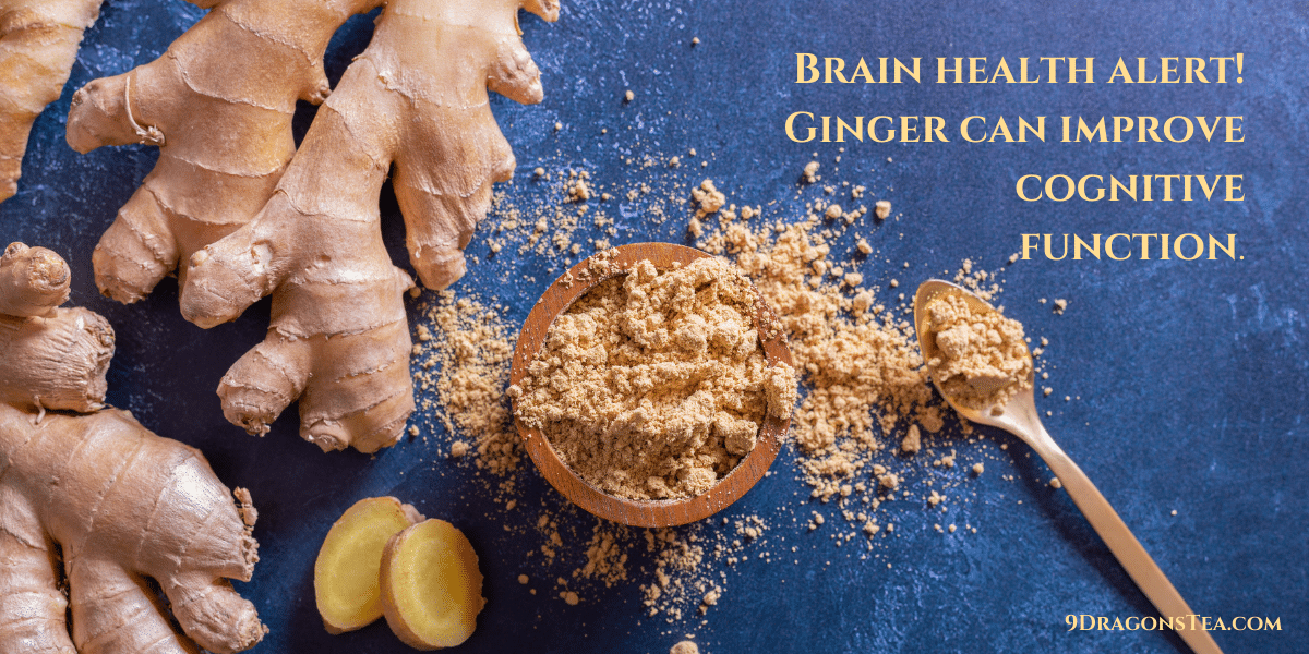 Ginger can improve cognitive function