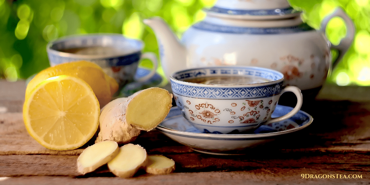 ginger tea with lemon
