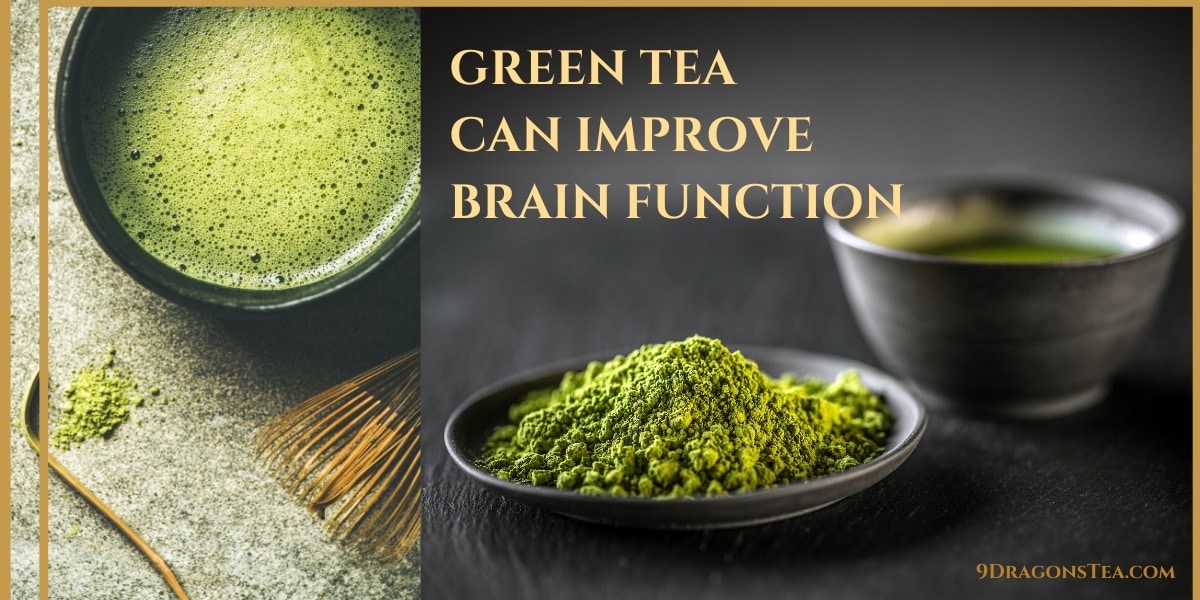 matcha green tea-tea powder-green tea improves brain function