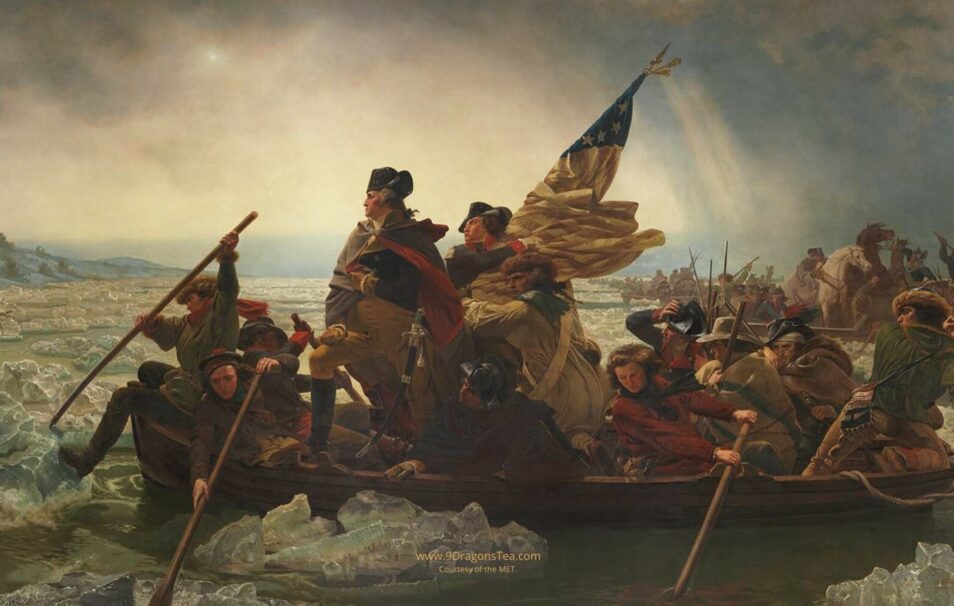 How Tea Came to America historical painting american revolution and revolutionary wa george washington crossing the delaware river source The MET