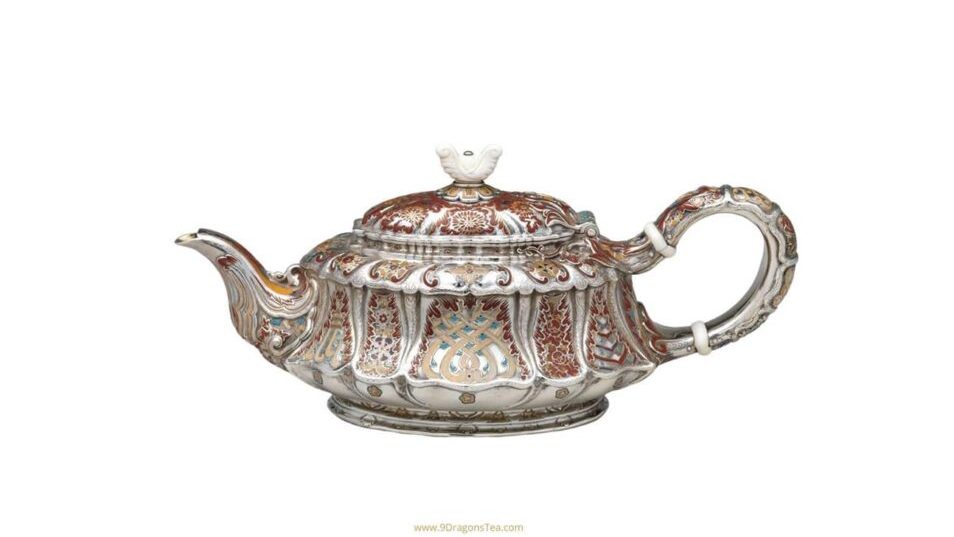 Tea culture European tea pot made by Tiffany